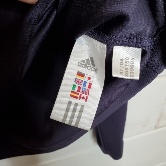 Adidas Blue Pink ¾ Zip Pullover Large - Picture 5 of 9